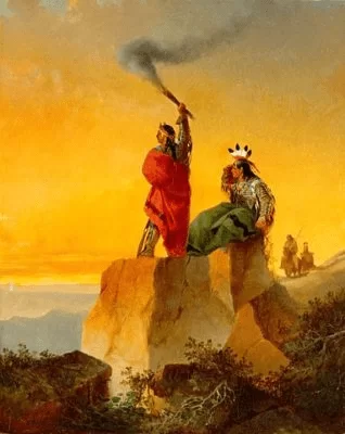 استخدام الدخان للتواصل في الحضارات القديمة