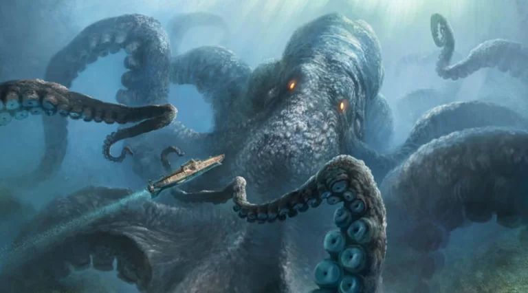 أسطورة كراكن : وحش البحر الأسطوري العملاق